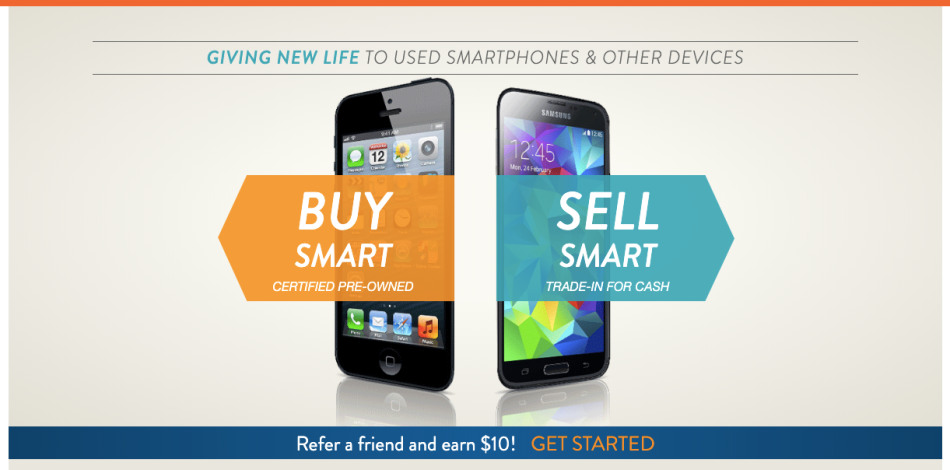 Gazelle sell used smartphones