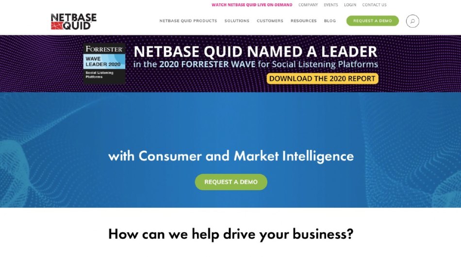 NetBase Quid Social Media Analytics Platform