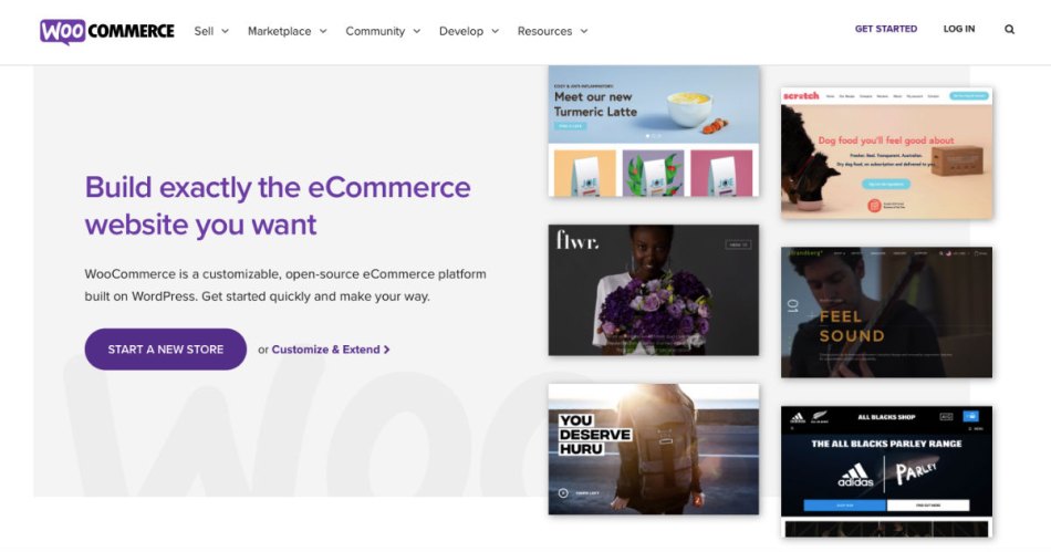 Woocommerce eCommerce website builder