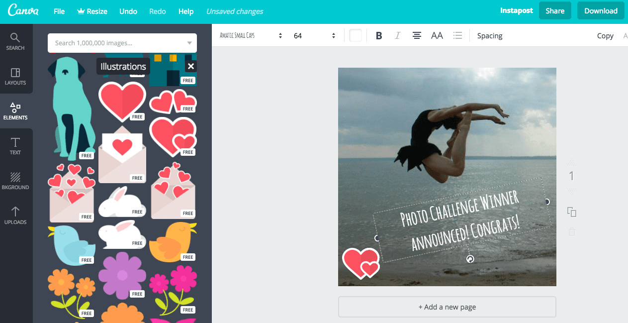 Canva Photo Editing tool