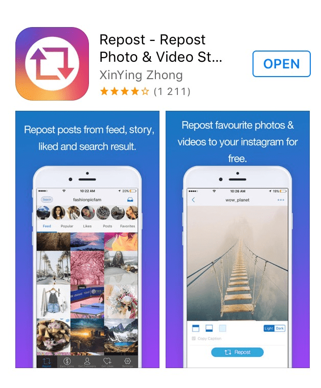 Repost Instagram Tool