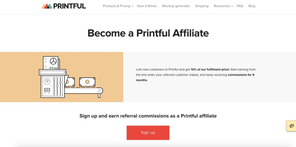 Affiliate program