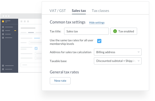 Flexible Tax and VAT Configuration System